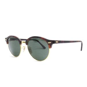 Ray-Ban CLUBROUND CLASSIC サングラス コンビフレーム ボストン RB4246 ブラウン ゴールドカラー 5119