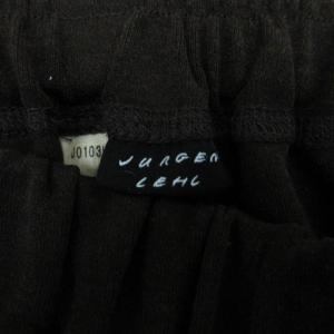 JURGEN LEHL イージーパンツ ウールシルクミックス ブラウン M 240304E ECS