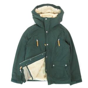 FREAK'S STORE 65/35 マウンテンパーカー ボアライナー付き ダブルジップ フーディー グリーン