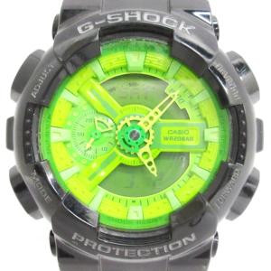 CASIO G-SHOCK ST-STEEL 腕時計 デジアナ タフソーラー GA-110B-1A3JF ブラック ECS