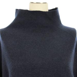 JURGEN LEHL ババグーリ ニット セーター ハイネック ウール ネイビー M ECS
