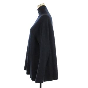 JURGEN LEHL ババグーリ ニット セーター ハイネック ウール ネイビー M ECS