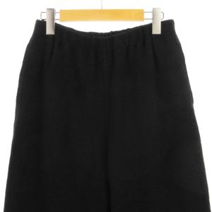 JURGEN LEHL イージー パンツ テーパード ニット ウール ブラック L ECS