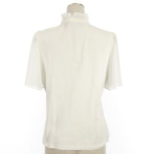 M'S GRACY フリル シャツ カットソー 半袖 215334 ホワイト 40