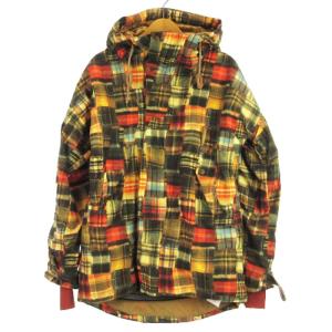 BURTON スノーボード ウエア上下セット 中綿 ジャケット フーディ フレア パンツ 115551 171951 マルチカラー オレンジ系