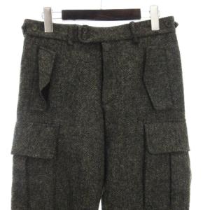 Alexander McQueen ツイード パンツ ヘリンボーン ウール イタリア製 グレー系 44