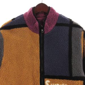 Supreme 20AW Reversible Colorblocked Fleece Jacket