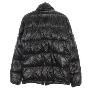junhashimoto WRAP ソフト ナイロン ダウン ブルゾン ジャケット ジップアップ NYL04 ブラック L