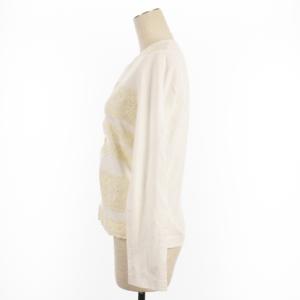 Tao カーディガン 刺繍レース コットン TE-T055 AD2001 ホワイト