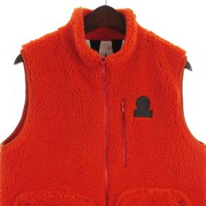 junhashimoto TFW49 STAND COLLAR VEST ボア ベスト フリース ジップアップ T041820002 オレンジ 4