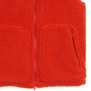 junhashimoto TFW49 STAND COLLAR VEST ボア ベスト フリース ジップアップ T041820002 オレンジ 4