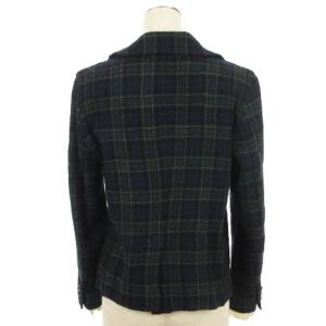 Tao 縮絨ウール ジャケット チェック TJ-J020 AD2012 グリーン系 M