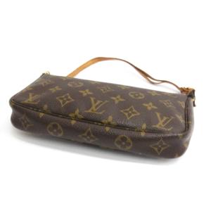 LOUIS VUITTON モノグラム ポシェット アクセソワール ハンドバッグ M51980 ブラウン