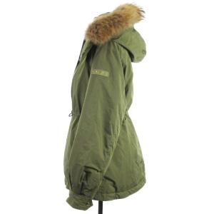 TATRAS 21AW ネンナ ダウン コート ラクーンファー LTAT21A4859-D カーキ 2