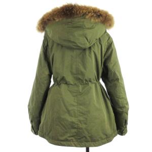 TATRAS 21AW ネンナ ダウン コート ラクーンファー LTAT21A4859-D カーキ 2