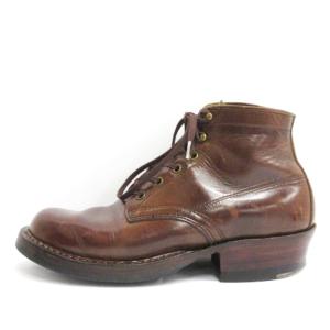 WHITE'S BOOTS レースアップブーツ セミドレス レザー 8 ブラウン