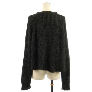 Deuxieme Classe 22SS Multiply ニット カーディガン シルク リネン混 22080500710010 ブラック系 F