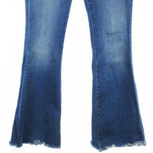 MOTHER THE WEEKENDER FRAY フレア デニム パンツ カットオフ 1535-775 インディゴ 28