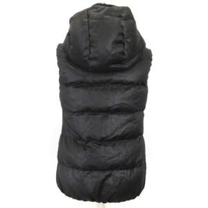 DUVETICA FEBEDUE フルジップ ダウンベスト フード 40 ブラック 240607E