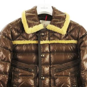 MONCLER EVARISTE ダウンジャケット ムートン ブラウン 0