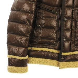 MONCLER EVARISTE ダウンジャケット ムートン ブラウン 0