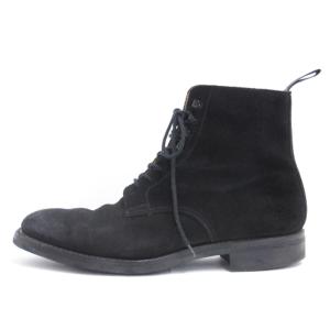 Crockett & Jones DERWENT スエード ブーツ 英国製 ブラック 5.5E 24cm