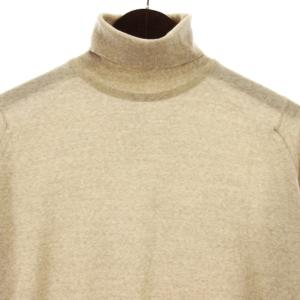 JOHN SMEDLEY タートルネック ニット セーター ウール ベージュ系 S