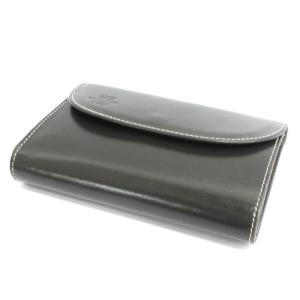 White house Cox 3 Fold Purse Holiday Line ホリデーライン 二つ折り 財布 ブライドルレザー S7660HL カーキ
