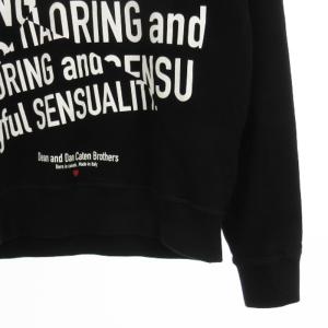 DSQUARED2 21AW ロゴ トレーナー スウェット 裏起毛 S71GU0455 S25042 ブラック M