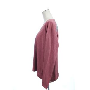 JURGEN LEHL Tシャツ カットソー 長袖 ステッチ ピンク M ECS