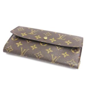 LOUIS VUITTON モノグラム インターナショナル 長財布 M61217 フランス製 ブラウン