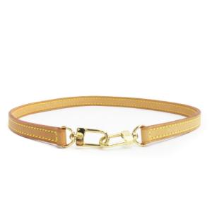 ヌメ革 ショルダーストラップ ハンドストラップ アクセソワール用 ベージュ