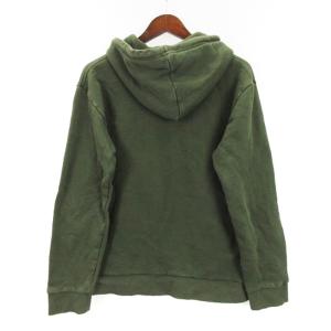 adidas Originals パーカー スウェット プルオーバー ロゴ プリント カーキ L 240531E