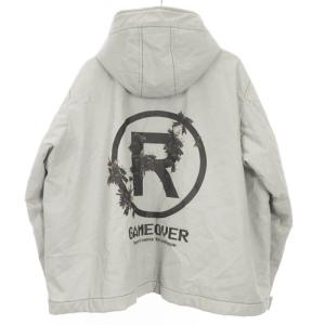 SHAREEF HOODIE SHORT JACKET ジャケット バックプリント 1 ホワイト 240705E