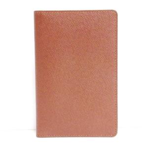 タイガ 二つ折り パスケース カードケース フランス製 ブラウン