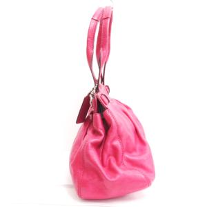 COACH トートバッグ ターンロック レザー 13914 レッド