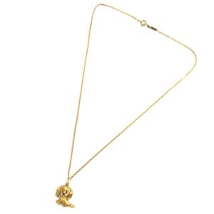 Van Cleef & Arpels ネックレス ドッグモチーフ K18 12.9g イエローゴールド