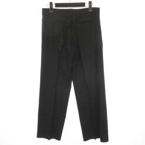 EMPORIO ARMANI センタープレス パンツ スラックス イタリア製 ブラック 40