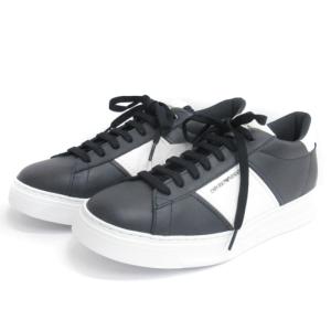 EMPORIO ARMANI ローカット スニーカー X4X570 ブラック 9 27cm