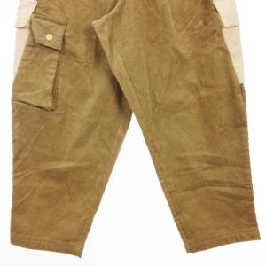 adidas Originals コーデュロイ カーゴ パンツ ロゴ コットン HK0486 ベージュ OT ボトムス