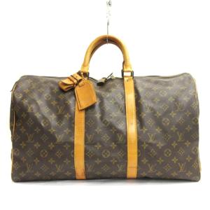 モノグラム キーポル 50 ボストンバッグ M41426 フランス製 ブラウン