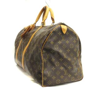 LOUIS VUITTON モノグラム キーポル 50 ボストンバッグ M41426 フランス製 ブラウン