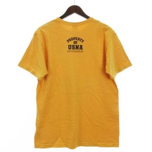 BUZZ RICKSON’S peanuts SNOOPY スヌーピー プリント Tシャツ 半袖 オレンジ L 240704E