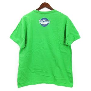 BUZZ RICKSON’S peanuts SNOOPY スヌーピー プリント Tシャツ 半袖 グリーン L 240704E