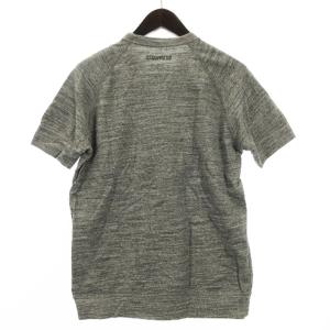 DSQUARED2 スウェット Tシャツ カットソー 半袖 プリント グレー S 240726E
