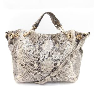 MICHAEL KORS パイソン 2WAY ショルダーバッグ グレー系 240711E 鞄