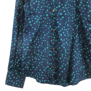 Vivienne Westwood 茶タグ水玉ドットシャンブレー シャツ