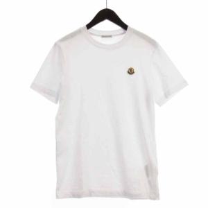 24SS Tシャツ カットソー 半袖 ロゴ ワッペン コットン ホワイト XS