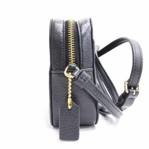 COACH ミニ ショルダーバッグ カメラバッグ レザー 87734 ブラック