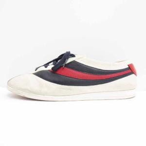 GUCCI シェリーライン スニーカー 蜂刺繍 イタリア製 483266 ホワイト 8.5 27.5cm